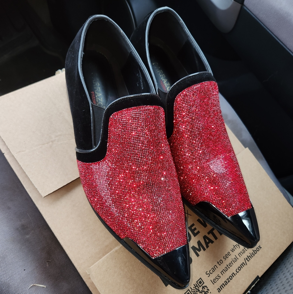 MEN DRESS SHOES-DEZZY RED